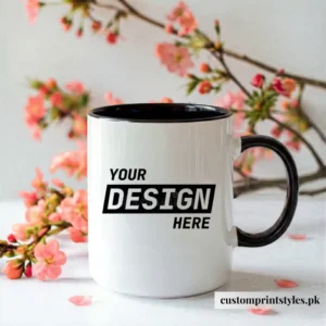Black Handle & Inner Mug - Customized Pakistan