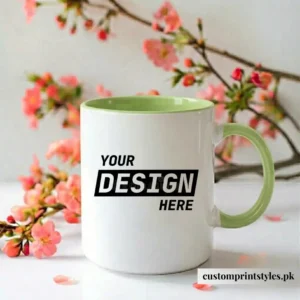 Light Green Handle & Inner Mug - Customized