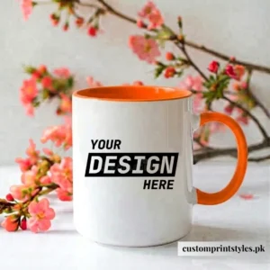 Orange Handle & Inner Mug - Customized
