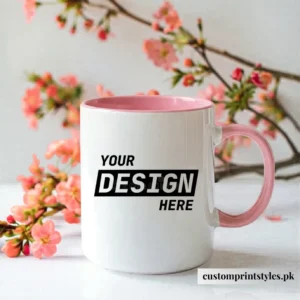Pink Handle & Inner Mug - Customized