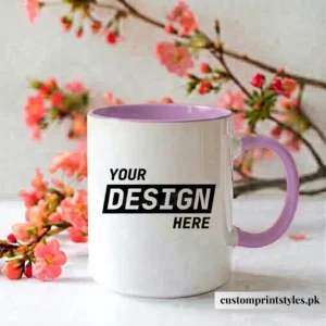 Purple Handle & Inner Mug - Customized