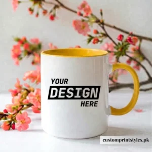 Yellow Handle & Inner Mug - Customized